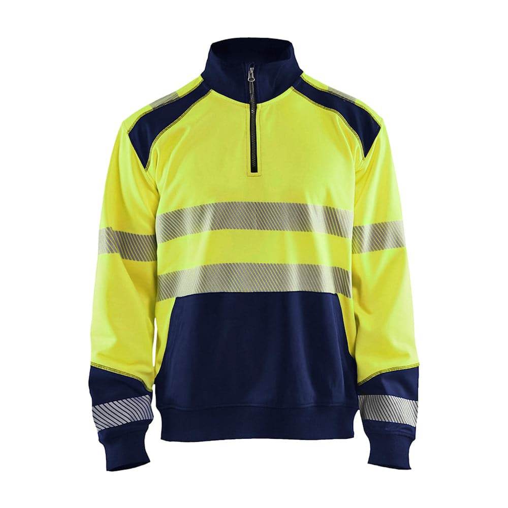 Blaklader 3556 Hi-Vis Half Zip Sweatshirt