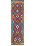 Maimana Afghanistan Kilim Runner - 283 x 83 cm - Handmade