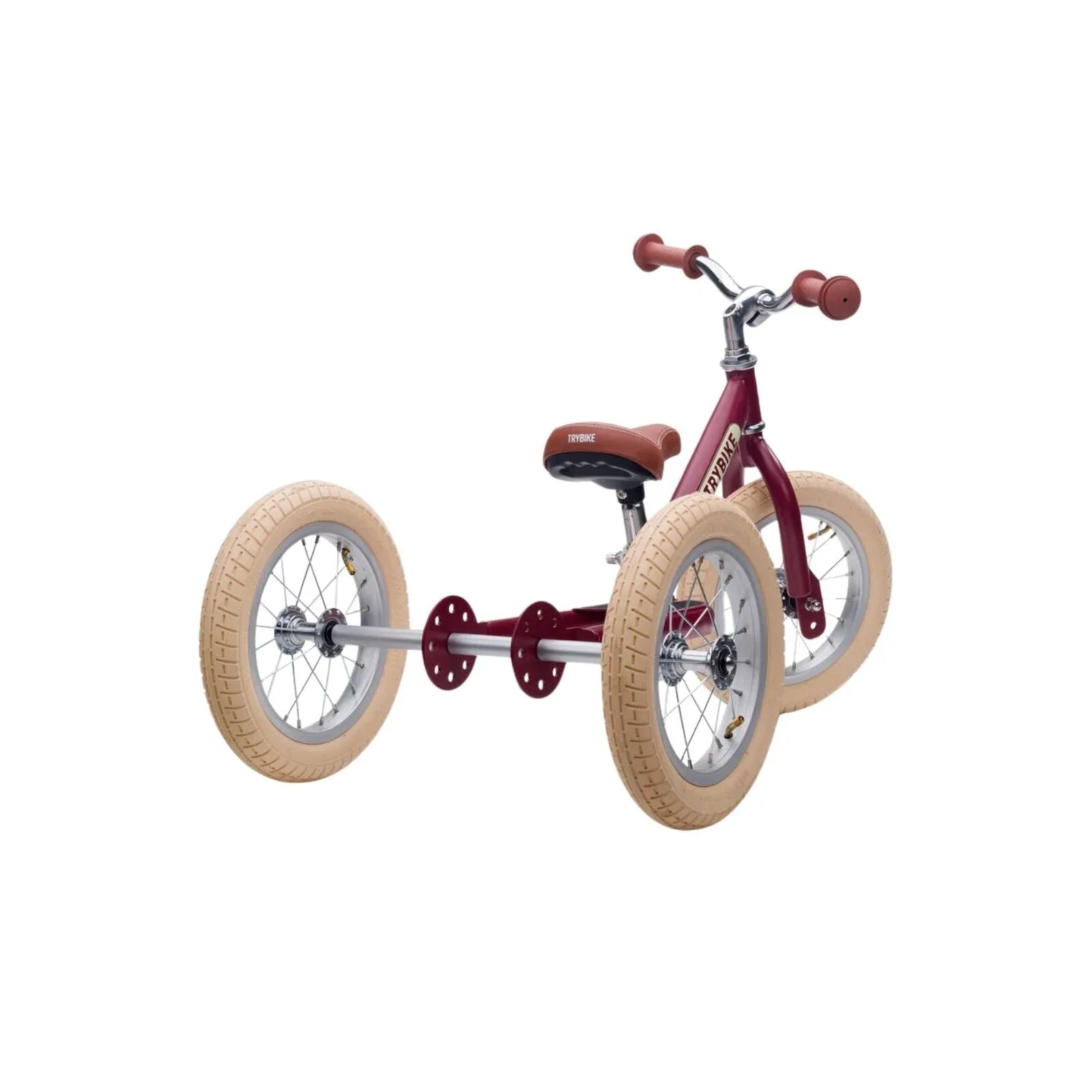 Trybike Matte 2-in-1 Balance Trike - Vintage Red