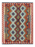 Maimana Afghanistan Kilim Rug - 206 x153 cm - Handmade
