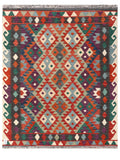 Maimana Afghanistan Kilim Rug - 188 x151 cm - Handmade