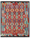 Maimana Afghanistan Kilim Rug - 196 x156 cm - Handmade