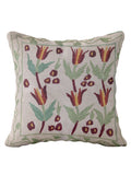 Suzani Hand Embroidered Cushion Cover - 45 x 45 cm - Handmade