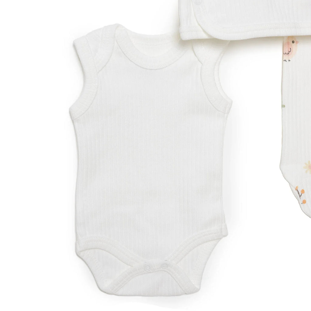 Tiffany Newborn Girl Premature Baby Set - Ecru