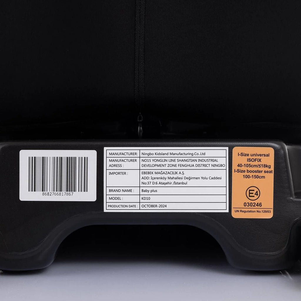 baby plus Pixi i-Size Car Seat - Black