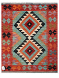 Maimana Afghanistan Kilim Rug - 115 x 91 cm - Handmade