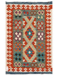 Maimana Afghanistan Kilim Rug - 124 x 79 cm - Handmade