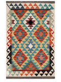 Maimana Afghanistan Kilim Rug - 120 x 76 cm - Handmade