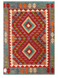 Maimana Afghanistan Kilim Rug - 117 x 82 cm - Handmade