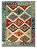 Maimana Afghanistan Kilim Rug - 113 x 82 cm - Handmade