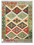 Maimana Afghanistan Kilim Rug - 113 x 82 cm - Handmade