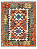 Maimana Afghanistan Kilim Rug - 112 x 84 cm - Handmade