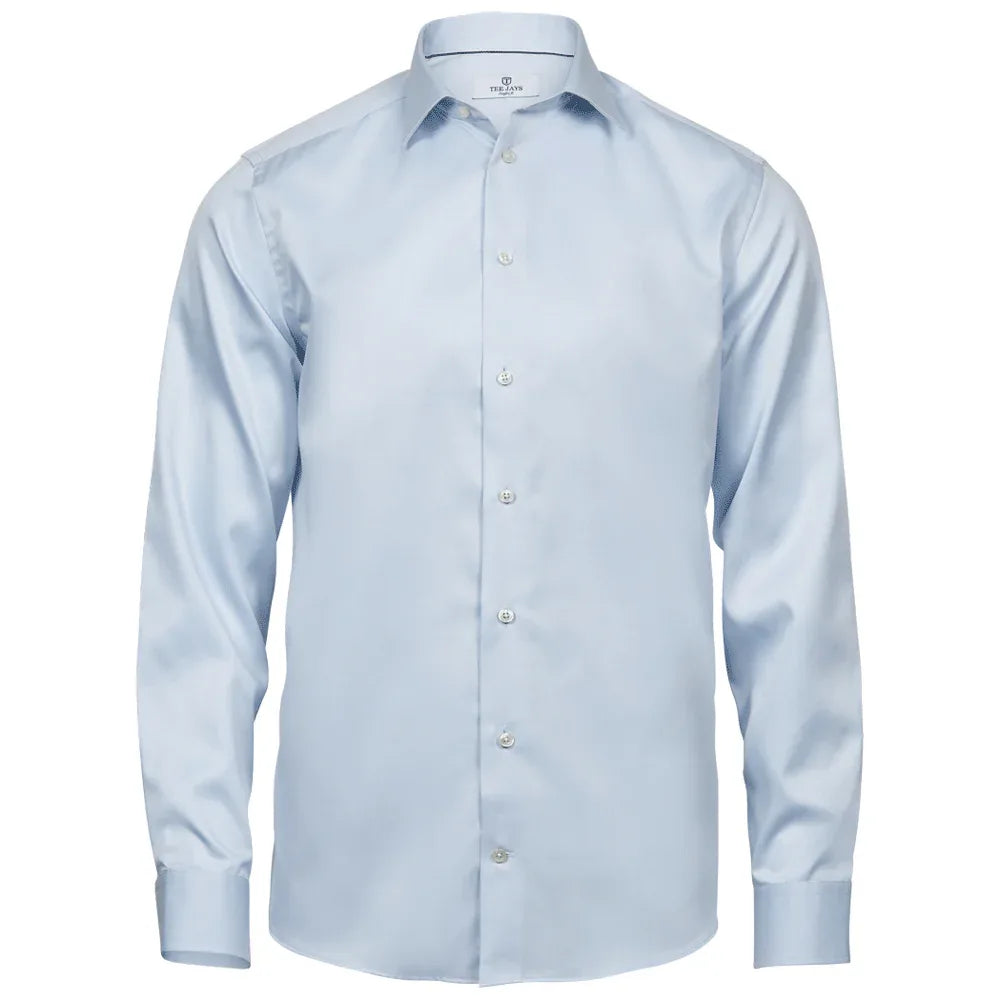 Tee Jays 4020 Luxury Comfort Fit Long Sleeve Oxford Shirt - Bobobiy