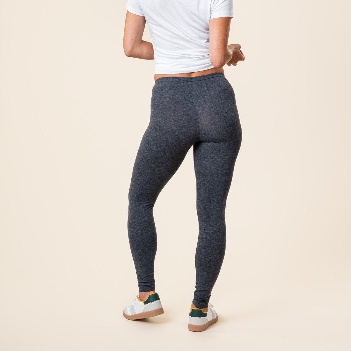 Organic Cotton Stretch Leggings: Womens