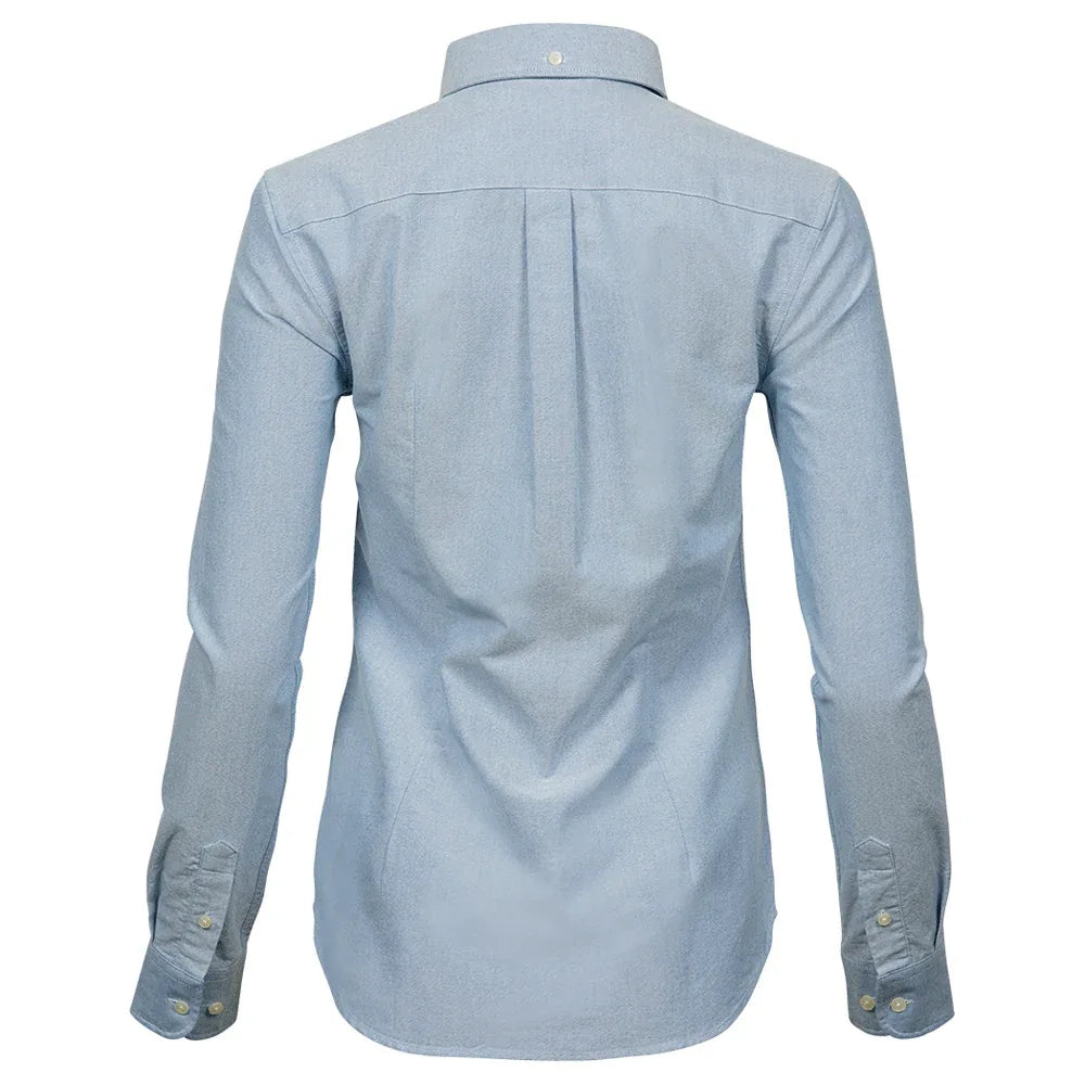 Tee Jays 4001 Ladies Perfect Long Sleeve Oxford Shirt - Bobobiy