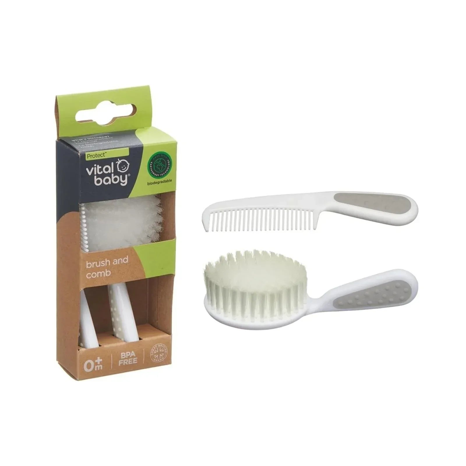 Vital Baby Protect Brush & Comb Set - Bobobiy