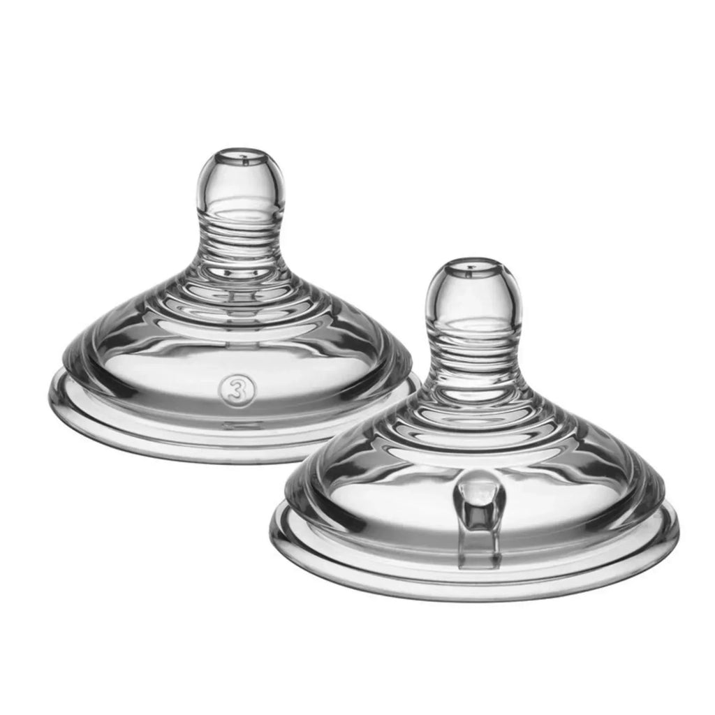 Tommee Tippee Closer to Nature Teat Fast Flow 6+ months Pack of 2 - Bobobiy