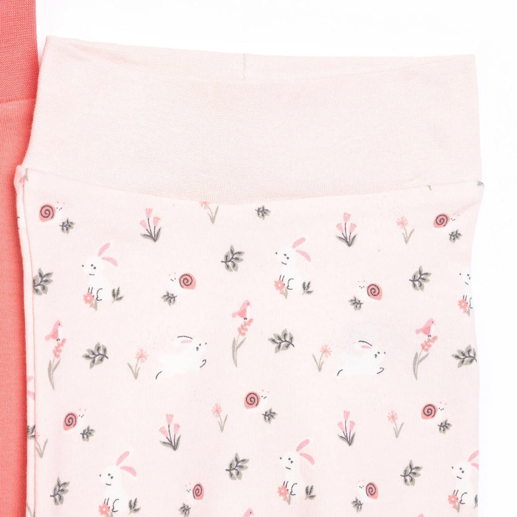 HelloBaby Girl 2 Piece Footles Bottom - Coral