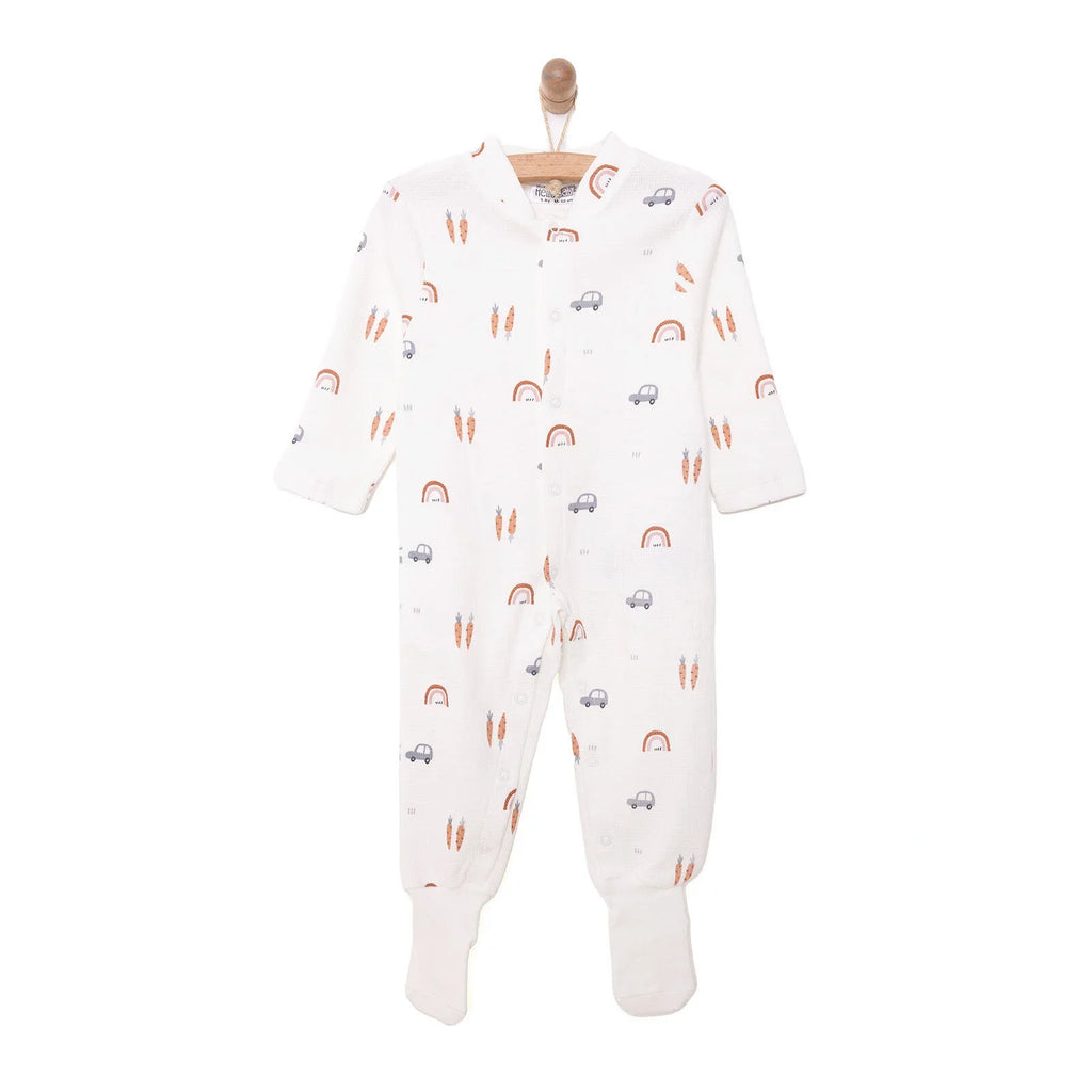 HelloBaby Newborn Jumpsuit - Beige