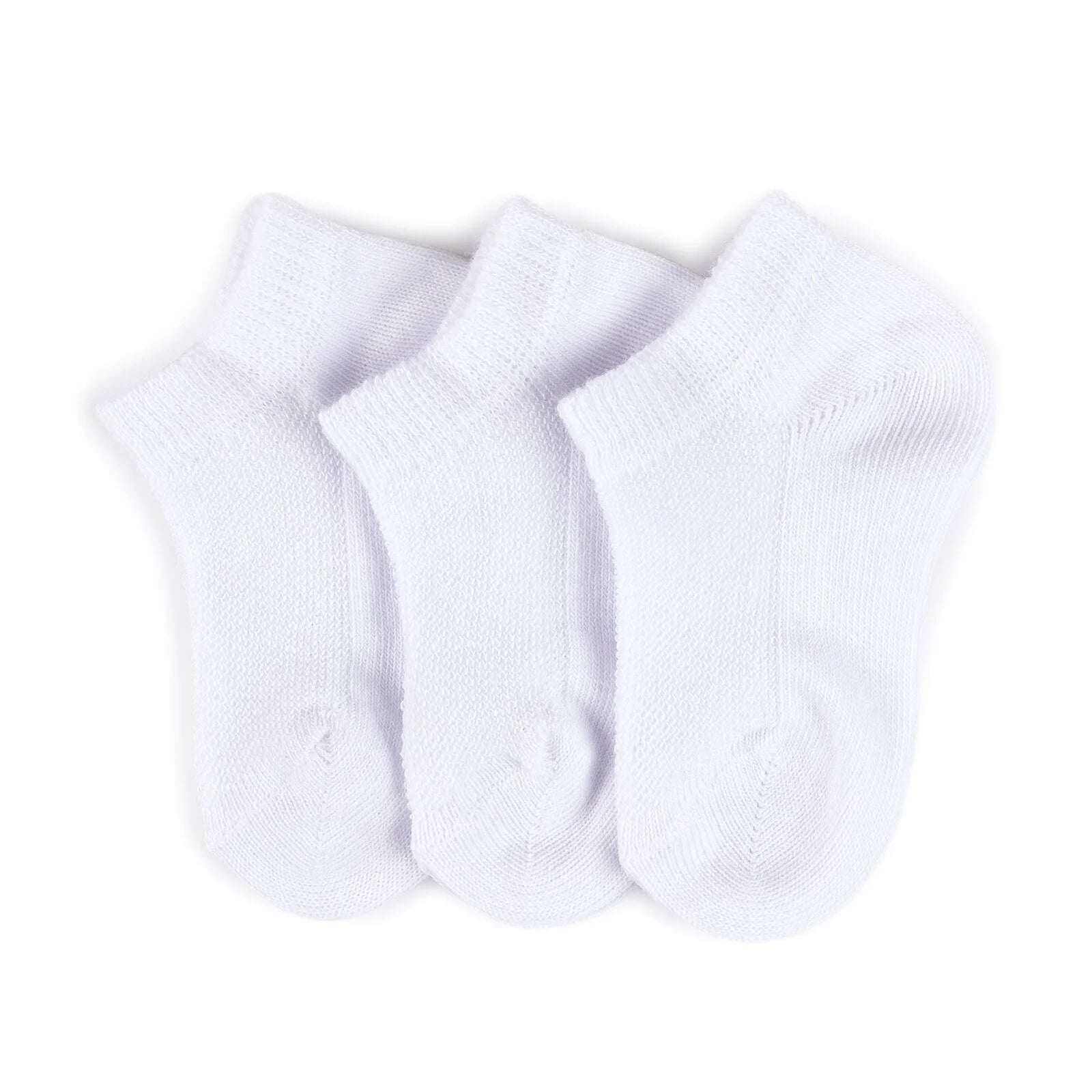 HelloBaby Unisex Socks 3 pcs - White