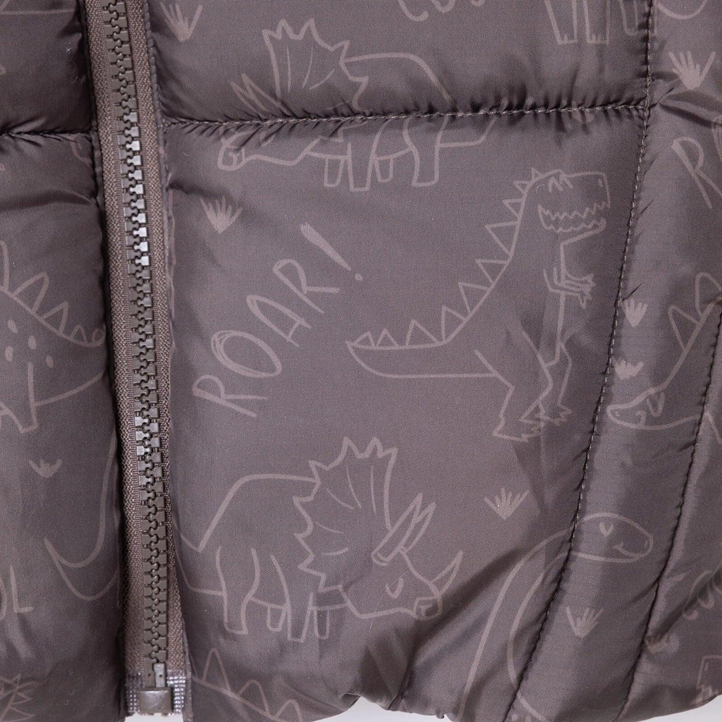 HelloBaby Coat - Brown Printed - Bobobiy