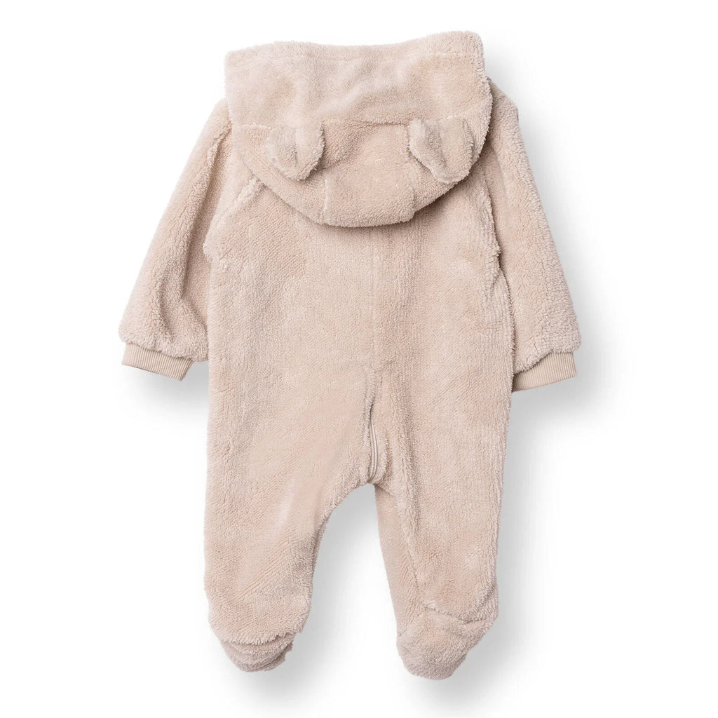 Midimod Newborn Welsoft Footed Jumpsuit - Ecru