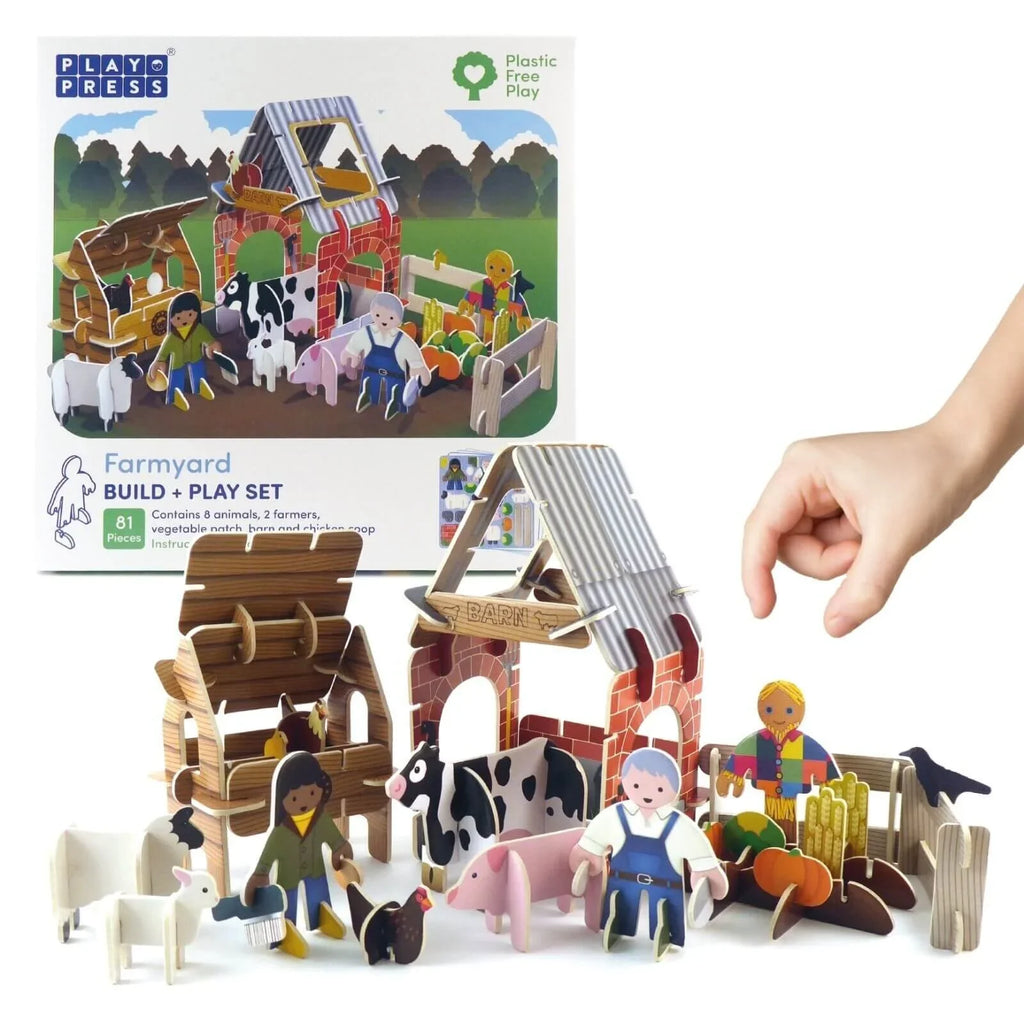 Playpress Toys Farmyard Playset