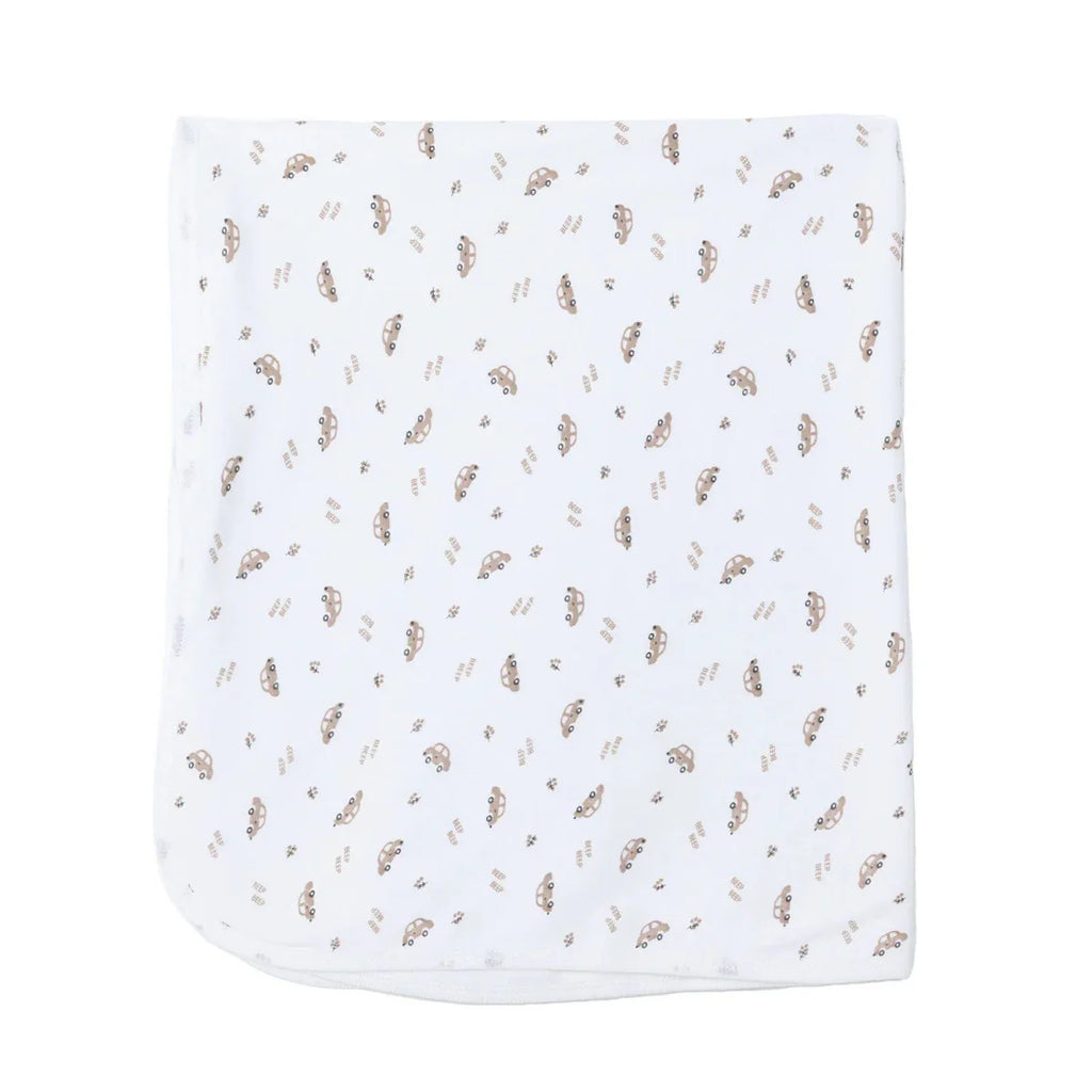 Bebecix Boys Cotton Jersey Blankets - Ecru