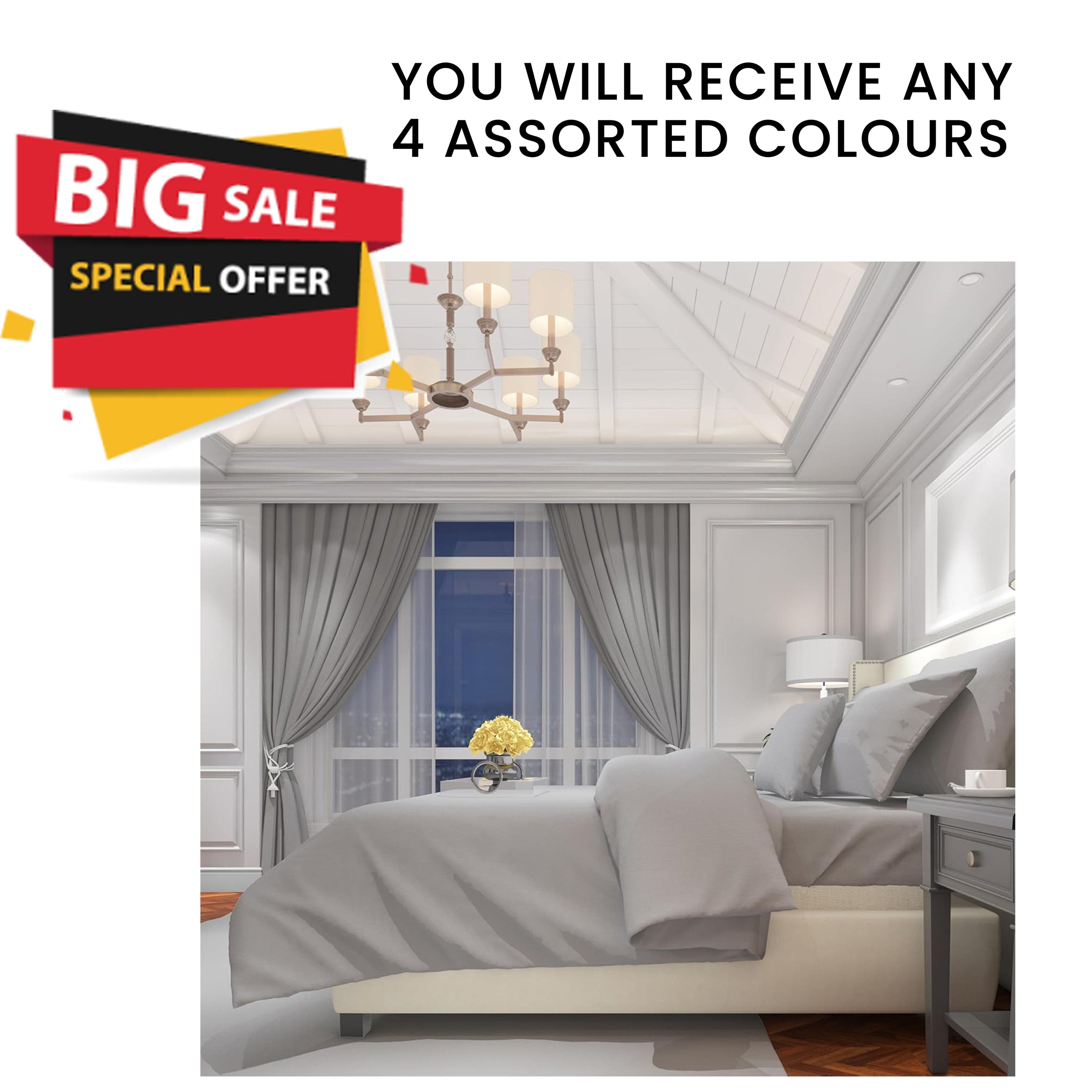 4 Pack Flannelette Fitted Sheets Super Soft Brushed Cotton Bed Sheet Thermal Warm Cosy Extra Deep Luxury Bedding Assorted Colours