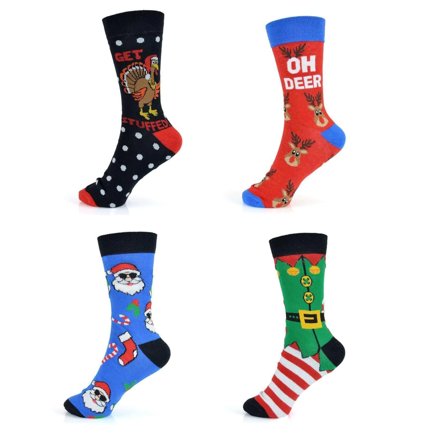 4-pack-mens-christmas-socks-cotton-rich-fun-festive-designs-perfect-stocking-filler-holiday-gift-uk-6-11-eur-39-45-by-sock-stack-xmax-fun-ss28-6-11-socks-1176513986 - Bobobiy