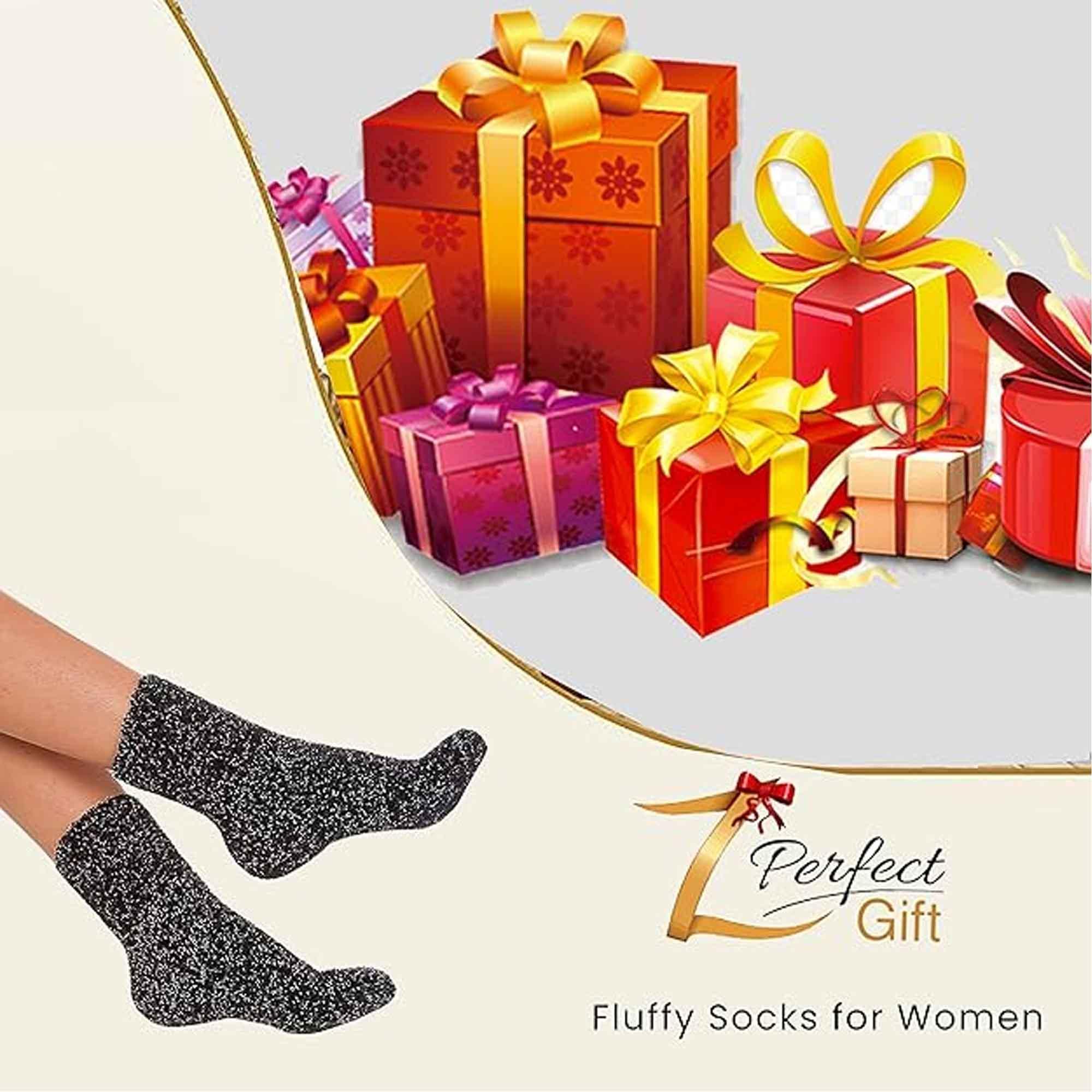 4-pack-womens-fluffy-cozy-warm-slipper-socks-fuzzy-soft-comfortable-purple-black-uk-sizes-4-8-perfect-winter-gift-by-sock-stack-black-purple-socks-1178558663 - Bobobiy