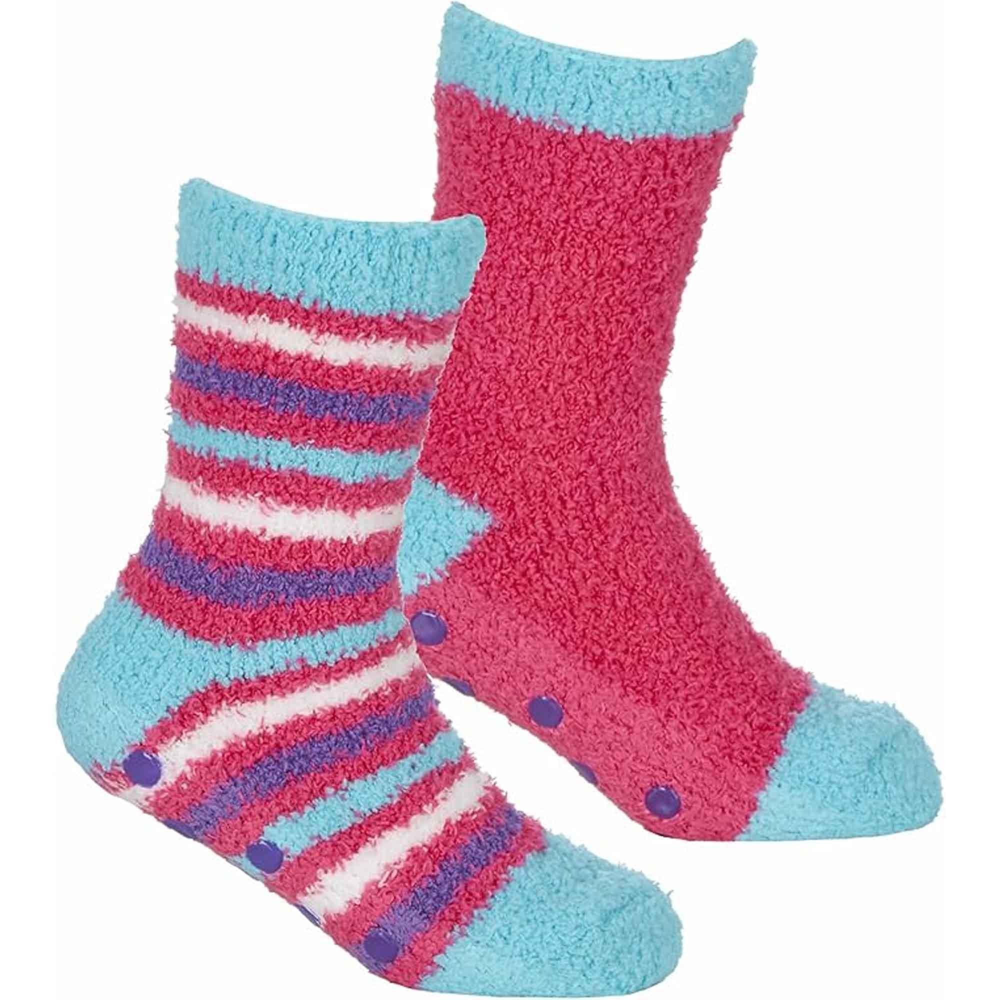 4-pairs-fluffy-slipper-socks-for-boys-and-girls-ultra-soft-thermal-winter-socks-non-slip-plush-warm-lounge-socks-multiple-sizes-by-sock-stack-socks-1178362213 - Bobobiy