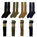 4-pairs-mens-knee-high-army-socks-terry-cushioned-military-commando-reinforced-toe-arch-support-for-boots-hiking-outdoor-sports-by-sock-stack-assorted-6-11-socks-1176513944 - Bobobiy