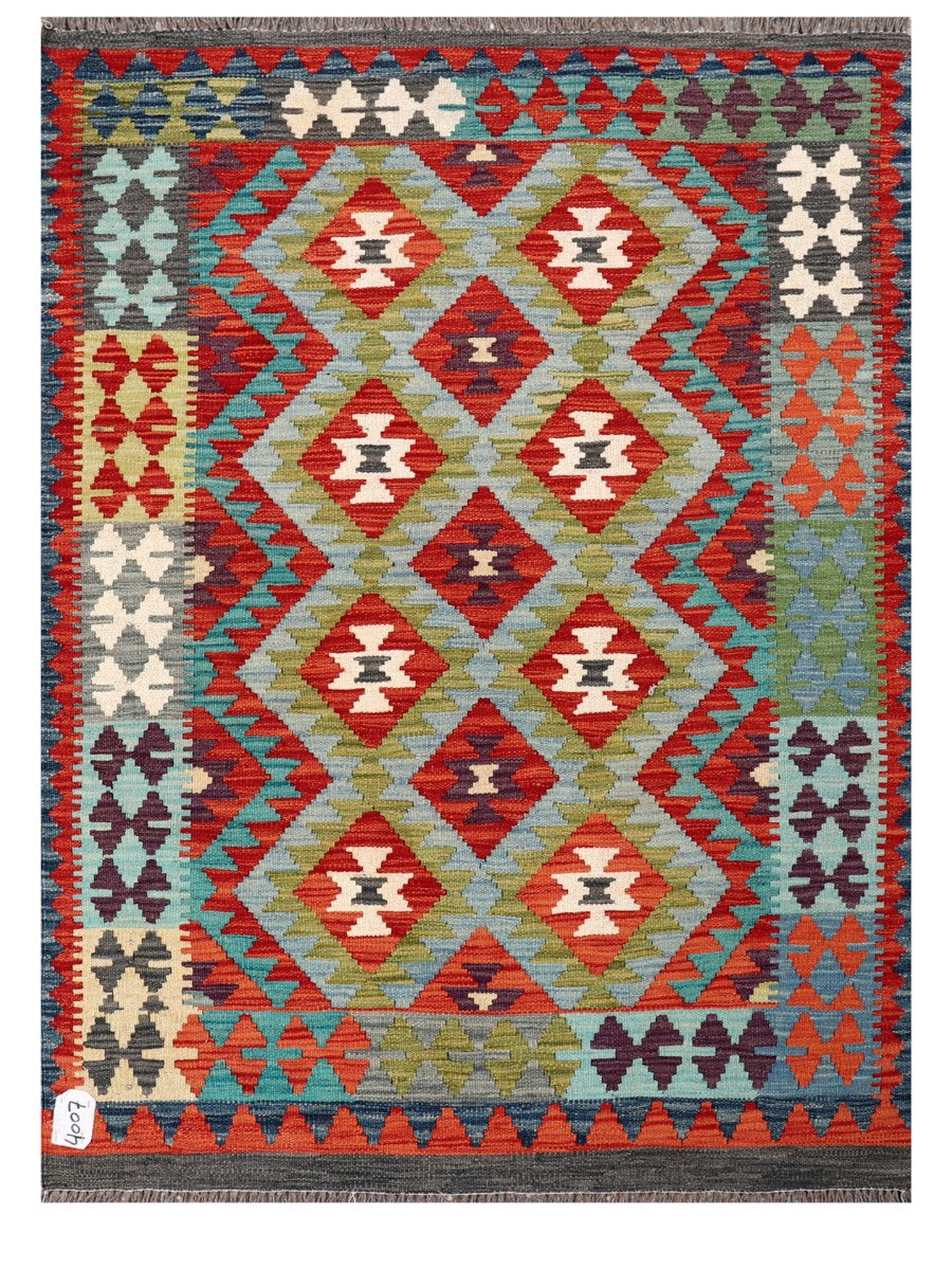Maimana Afghanistan Kilim Rug - 143 x105 cm - Handmade
