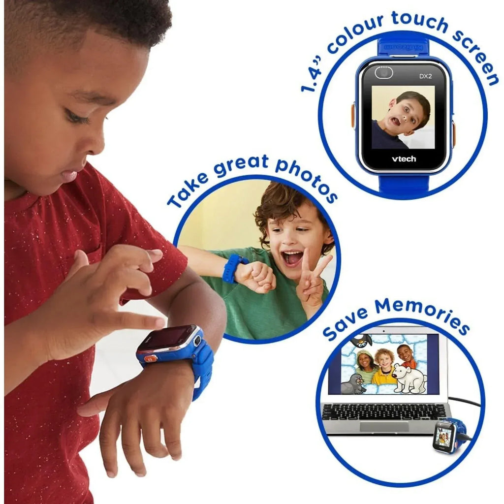 VTech Kidizoom SmartWatch DX2 - Blue - Bobobiy