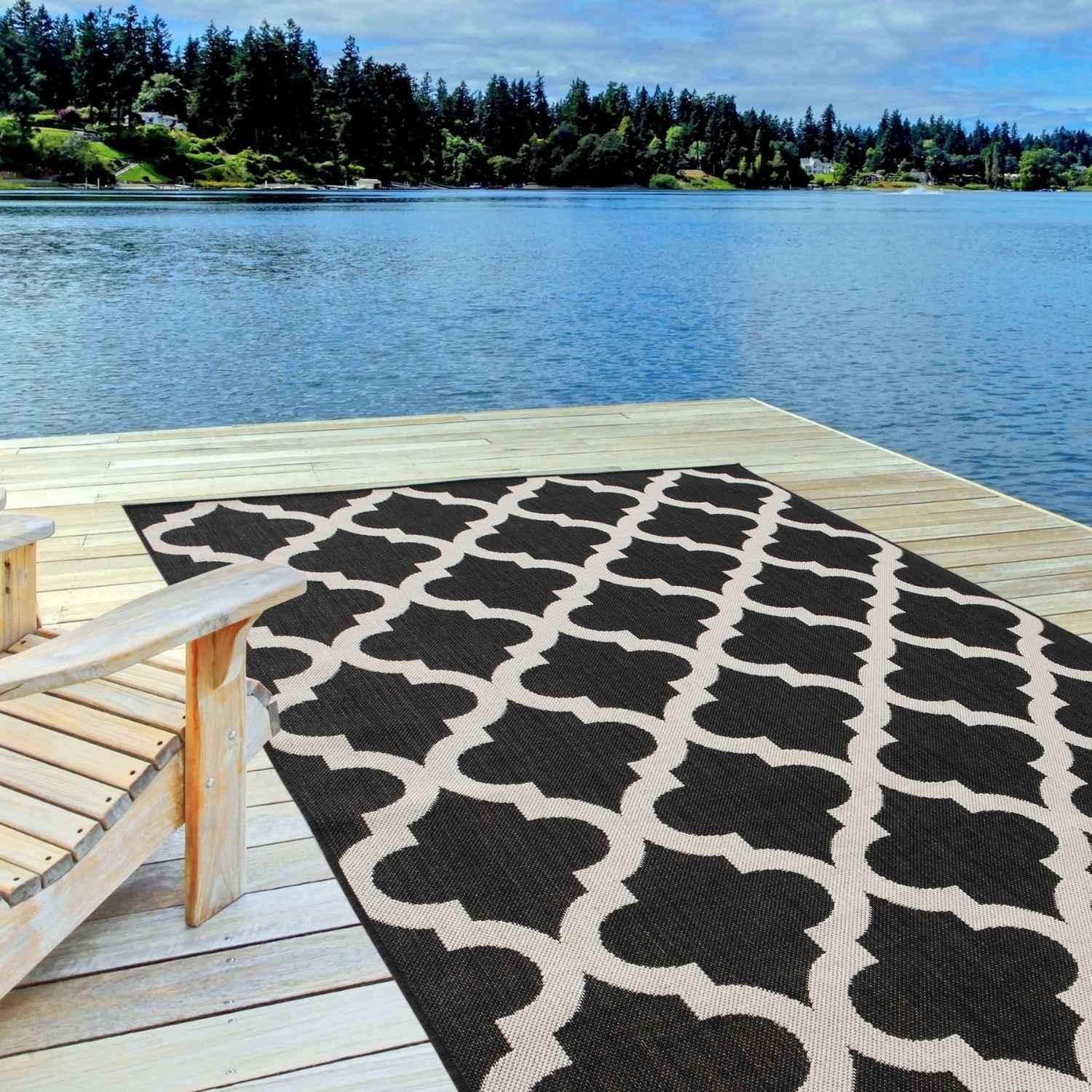 400_Ecology_Outdoor_Rug_Black-7 - Bobobiy