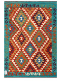 Maimana Afghanistan Kilim Rug - 143 x98 cm - Handmade