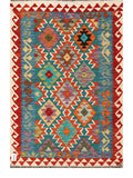 Maimana Afghanistan Kilim Rug - 146 x98 cm - Handmade