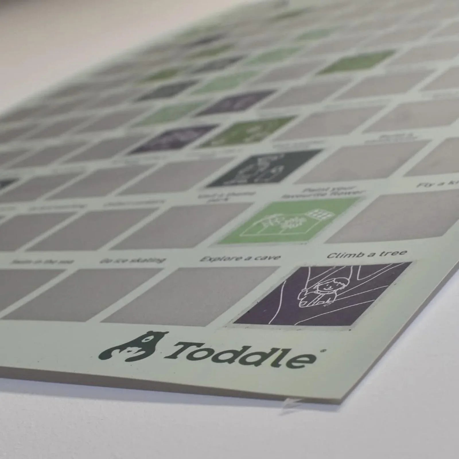 Toddle born Wild A2 Bucket List Poster - Scandi Design