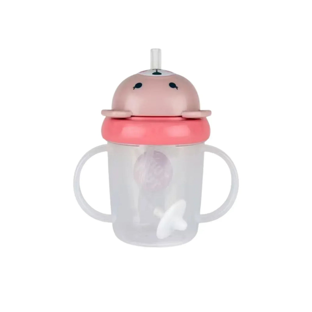 TUM TUM Betsy Bear Tippy Up Cup - Pink - Bobobiy