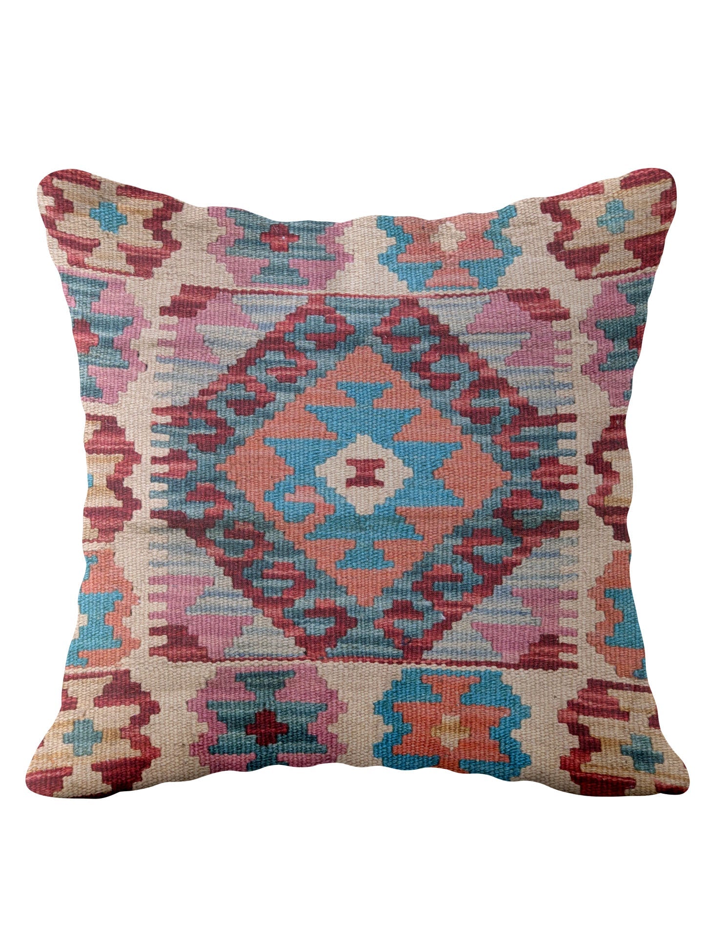 Afghan Kilim Cushion Cover - 45 x 45 cm - Handmade