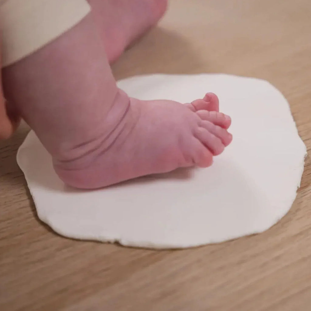 Petit Artichaut Puzzle Frame with Hand & Foot Imprints - Olive Tree - Bobobiy