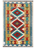 Maimana Afghanistan Kilim Rug - 97 x 65 cm - Handmade