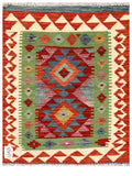 Maimana Afghanistan Kilim Rug - 85 x 66 cm - Handmade