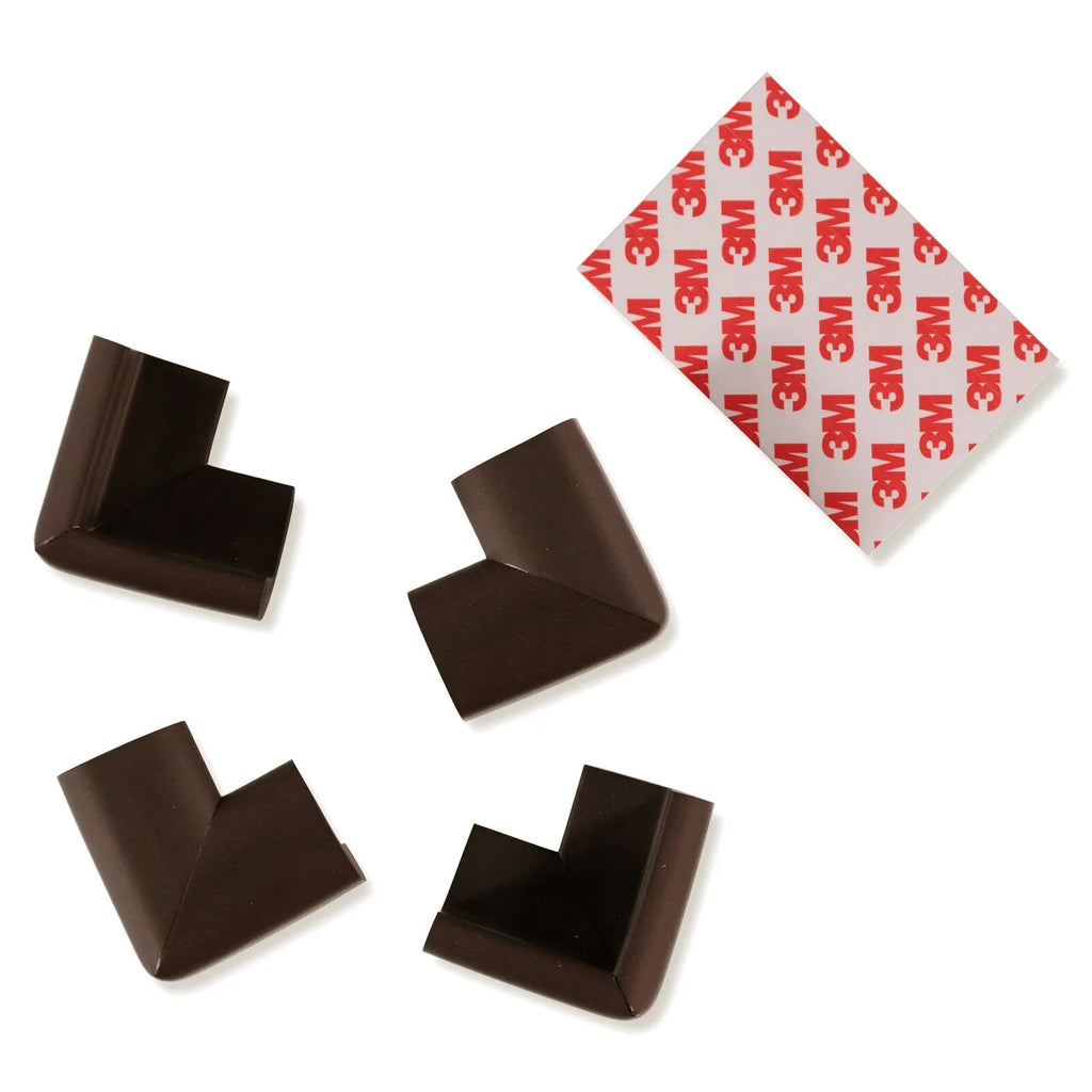 baby plus Soft Corner Protector Pack of 4 - Brown