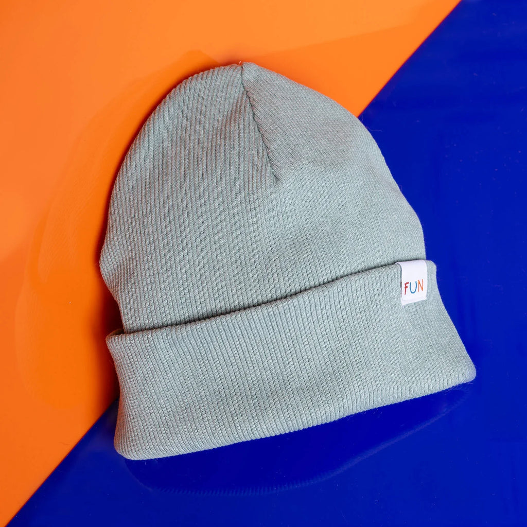 HelloBaby Beanie - Dark Mint