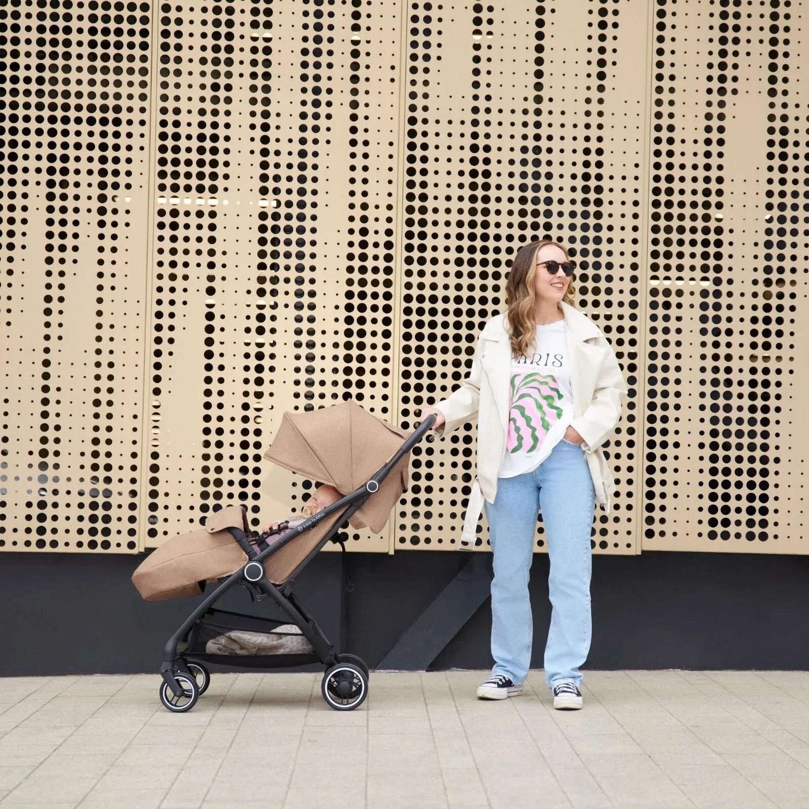 Ickle Bubba Aries Max Autofold Stroller - Black