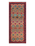 Maimana Afghanistan Kilim Rug - 195 x79 cm - Handmade