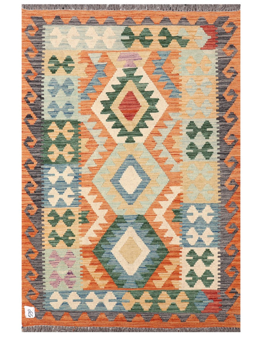 Maimana Afghanistan Kilim Rug - 153 x102 cm - Handmade