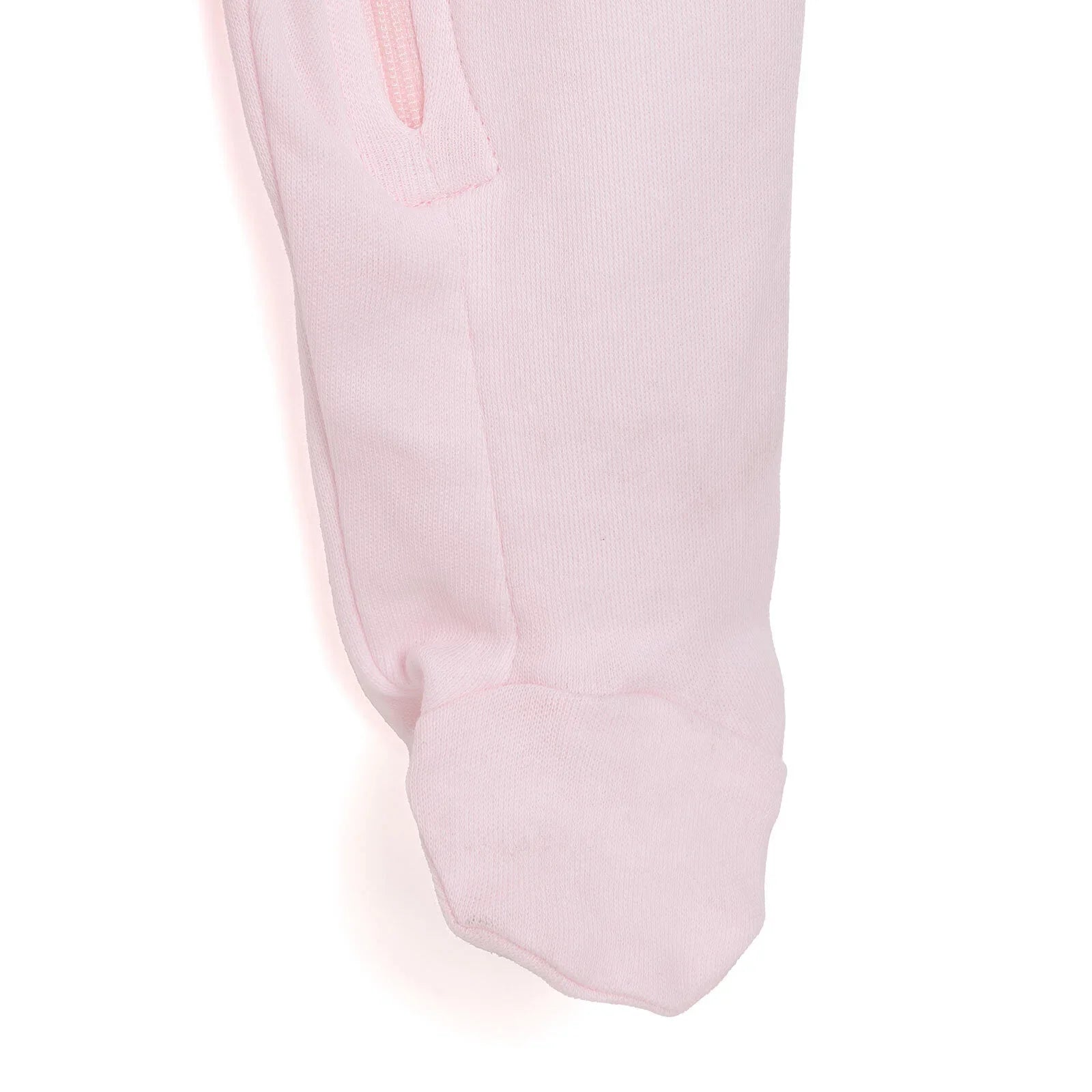 HelloBaby Newborn Girl Footed Jumpsuit - Ecru